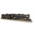 K4 4-6-2 Pacific - WowSound(R) and DCC - Spectrum(R) -- Pennsylvania Railroad 612 (Post-War, Modern Pilot, black, graphite), HO,
