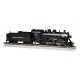 2-8-0 Consolidation - Sound and DCC - Sound Value -- Delaware, Lackawanna & Western 369 (black, graphite), HO, Bachmann Industri