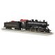 2-8-0 Consolidation - Sound and DCC - Sound Value -- Pennsylvania Railroad 7746 (black, Tuscan), HO, Bachmann Industries 57909