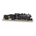 Baldwin 2-8-0 Consolidation - Standard DC -- Erie 1679 (black, graphite, yellow), N, Bachmann Industries 54152