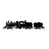 3-Truck Heisler - Standard DC -- St. Regis Paper 92 (black, graphite), HO, Rivarossi HR2948