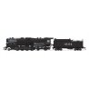 Class T1A 2-8-4 Berkshire - Sound, DCC and Smoke - Paragon4(TM) -- Santa Fe 4194 (black, graphite), HO, Broadway Limited Imports