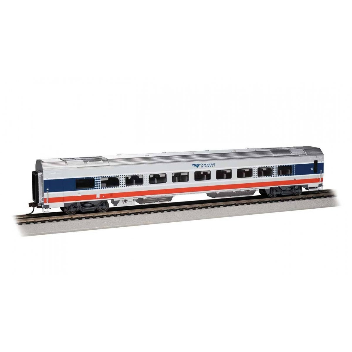 Siemens Venture Coach - Amtrak Version - Ready to Run -- Amtrak 4001 (Midwest Scheme silver, blue, red, white), HO, Bachmann Ind