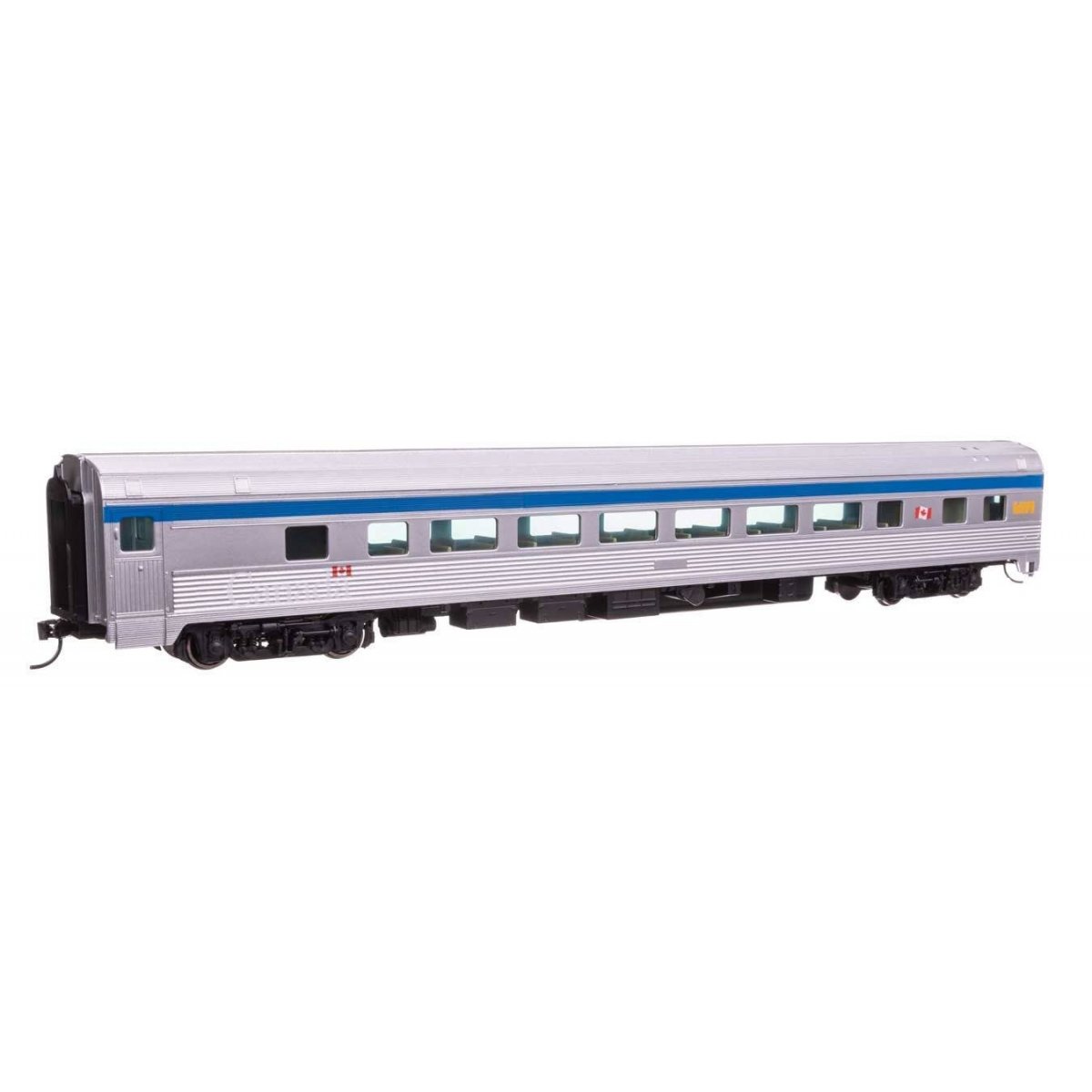 85′ Budd Large-Window Coach - Ready to Run -- VIA Rail, HO, WalthersMainline 30021
