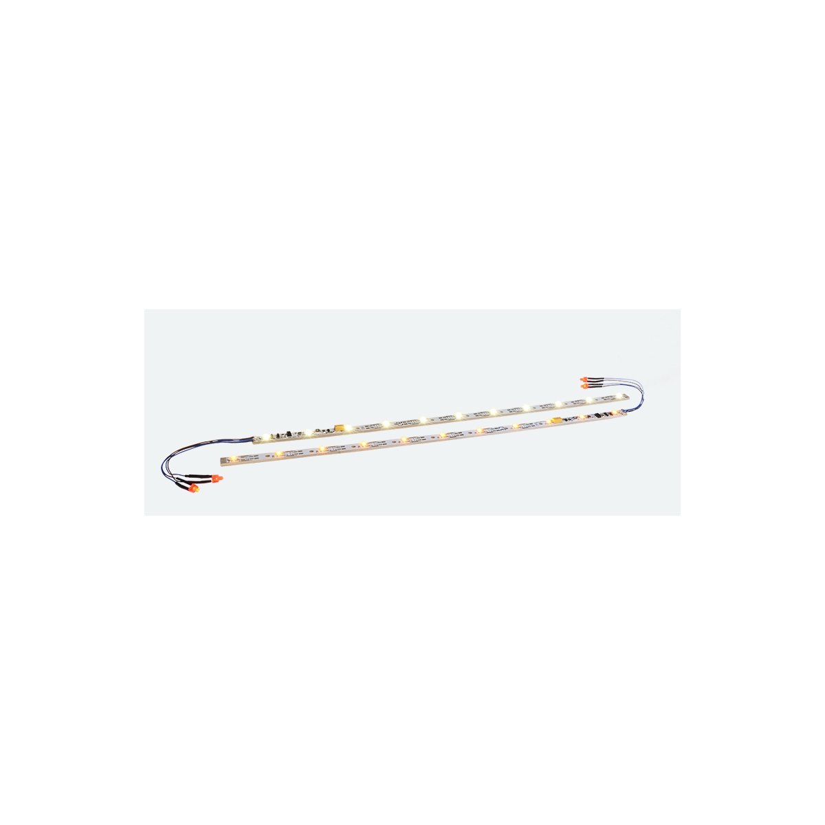 Lighting strip with taillight -- Innenbeleuchtungs-Set mit Schlusslicht -- warm-white - 255mm - 11 LEDs - N TT H0 - ESU 50700