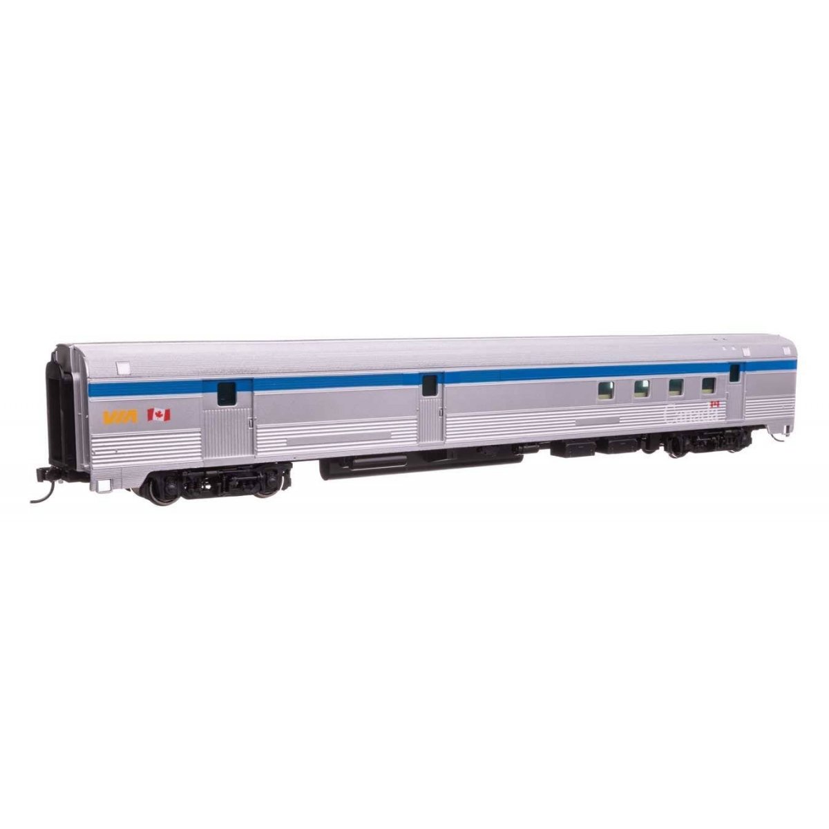 85′ Budd Baggage-Railway Post Office - Ready To Run -- VIA Rail, HO, WalthersMainline 30318