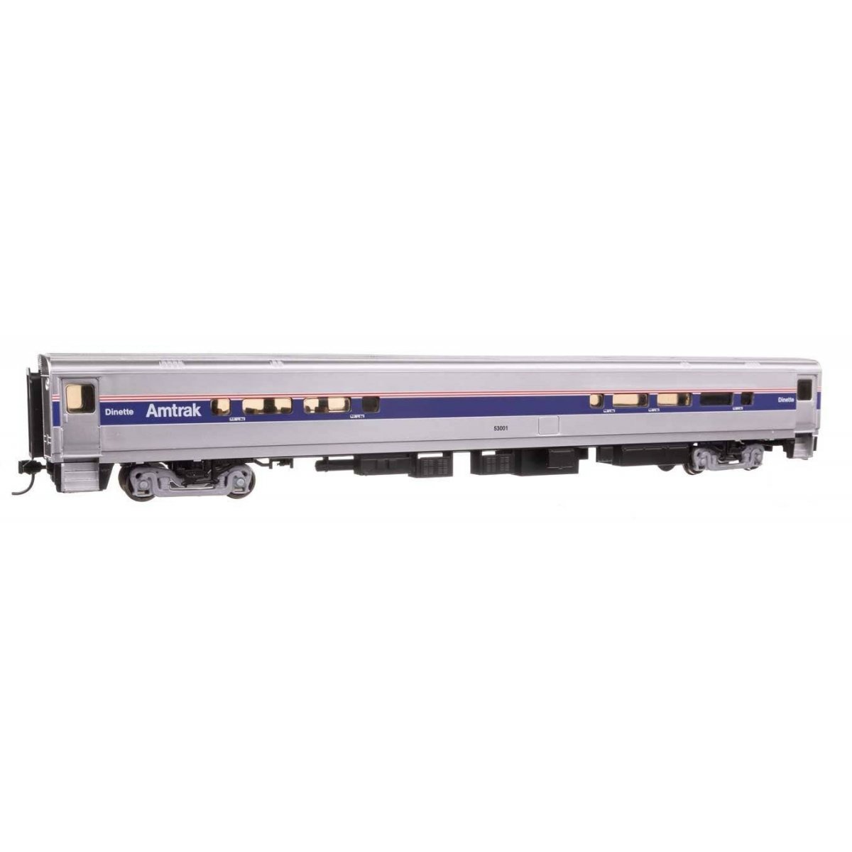85′ Horizon Cafe/Club Food Service Car - Ready to Run -- Amtrak(R) Phase IV 53001, HO, WalthersMainline 31057