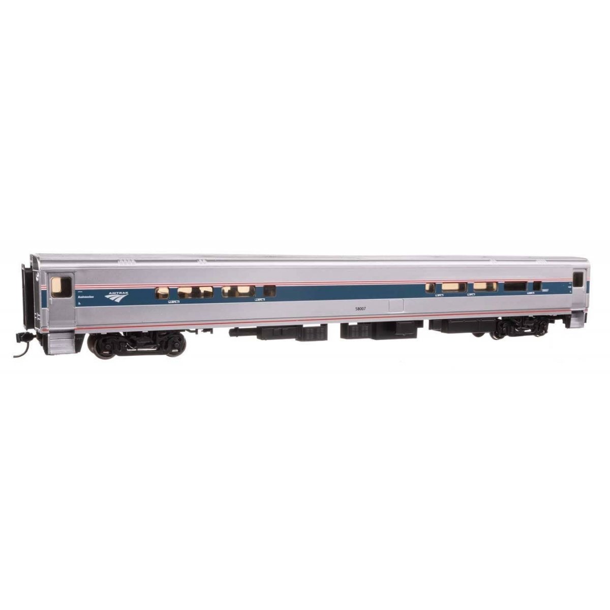 85′ Horizon Cafe/Club Food Service Car - Ready to Run -- Amtrak(R) Phase VI 58007, HO, WalthersMainline 31062