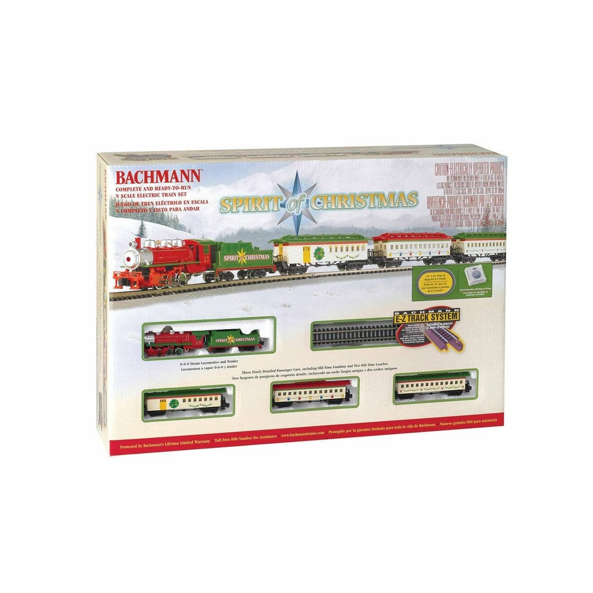 Spirit of Christmas Train Set, N, Bachmann Industries 24017