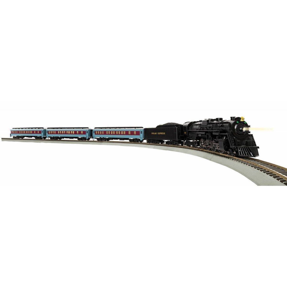 The Polar Express - LionChief Bluetooth Control -- 2-8-4 Locomotive, 3 Cars, HO, Lionel 871811010