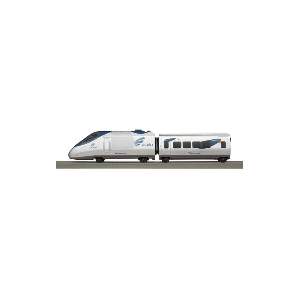 Trainkids - Locomotive & First Class Car Add-On Set for Battery-Powered Train -- Amtrak Acela, HO, Atlas Model Railroad Co. 1500