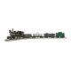 East Broad Top Freight Train Set - Standard DC - Spectrum(R) -- 2-6-0 5, 3 Cars E-Z Track(R) Oval, Speed Controller, On30, Bachm