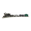 East Broad Top Freight Train Set - Standard DC - Spectrum(R) -- 2-6-0 5, 3 Cars E-Z Track(R) Oval, Speed Controller, On30, Bachm