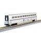 Siemens ALC-42 Charger & 3 Cars Train-Only Set - DCC -- Amtrak 302, Sleeper, Coach, Coach-Baggage, N, Kato USA Inc 101788DCC