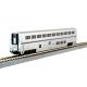Siemens ALC-42 Charger & 3 Cars Train-Only Set - DCC -- Amtrak 302, Sleeper, Coach, Coach-Baggage, N, Kato USA Inc 101788DCC