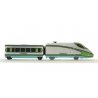 Locomotive and First Class Car Add-On Set - Trainkids -- Glow in the Dark (white, green, blue), HO, Atlas Model Railroad Co. 150