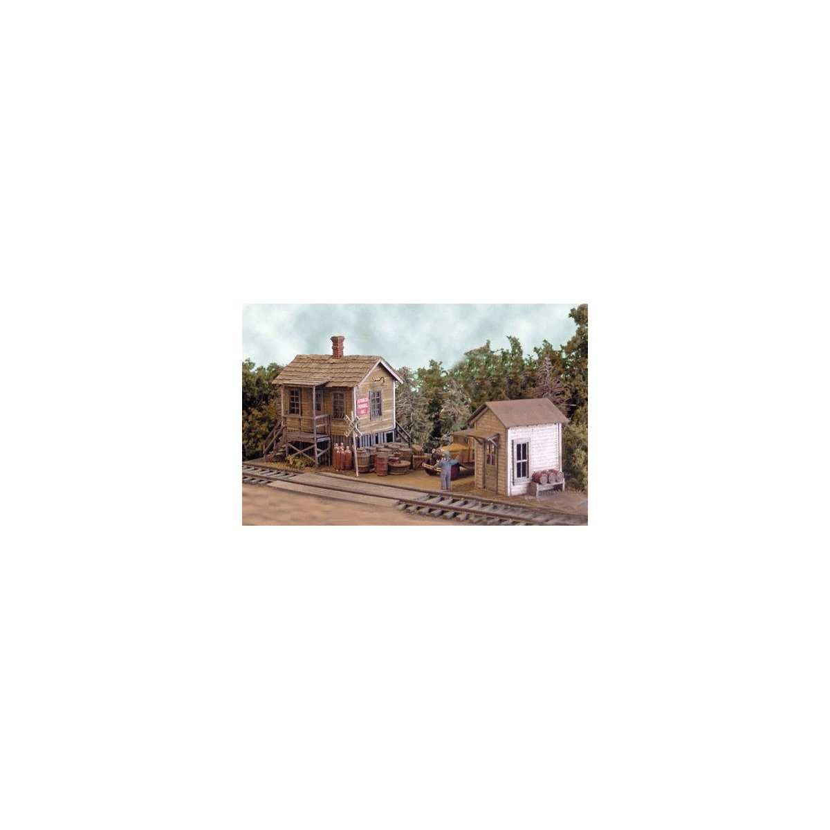 Office at Cranberry Yard -- Kit, HO, Bar Mills LLC 432
