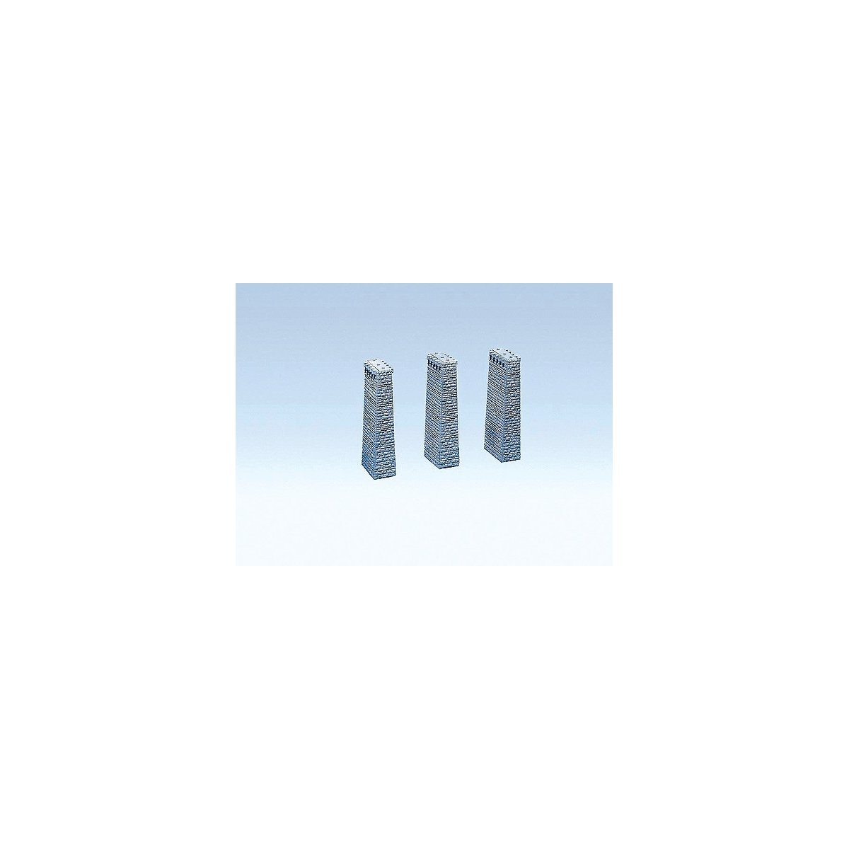 Cut Stone Viaduct Piers -- Tall 7-13/64′ 18cm (Use w/477, 478 sold separately), HO, Faller Gmbh 120479