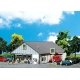 Aldi Supermarket South/North -- 10-1/2 x 7-3/16 x 3-3/8′ 26.6 x 18.4 x 8.6cm, HO, Faller Gmbh 130339