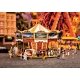 Children`s Merry-Go-Round - Kit -- 4-5/8 x 3-1/4` 12.2 x 8.2cm, HO, Faller Gmbh 140316