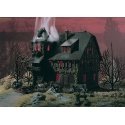 Vampire Villa Haunted Mansion w/Color Weathering Tablets -- 5 x 4 x 4-3/4′ 12.5 x 10 x 11.8cm, N, Vollmer Gmbh 47679
