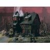Vampire Villa Haunted Mansion w/Color Weathering Tablets -- 5 x 4 x 4-3/4′ 12.5 x 10 x 11.8cm, N, Vollmer Gmbh 47679