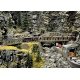 Foam Rock Formations -- Granite Rock Wall 13 x 6-3/4′ 32 x 17cm, All Scales, Noch Gmbh & Co 58470