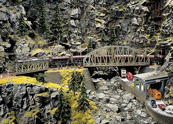 Foam Rock Formations -- Granite Rock Wall 13 x 6-3/4′ 32 x 17cm, All Scales, Noch Gmbh & Co 58470