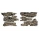 Shelf Rocks - Ready Rocks -- 4 Pieces, All Scales, Woodland Scenics 1136