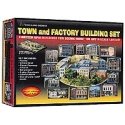 Town & Factory Building Set(TM) -- Kit, N, Woodland Scenics 1485
