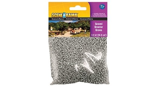 Scene-A-Rama(R) - 2oz 56.7g -- Gravel, All Scales, Woodland Scenics 4190