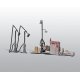Diesel Fuel Facility - Scenic Details(R) -- Unpainted - Kit, HO, Woodland Scenics 232