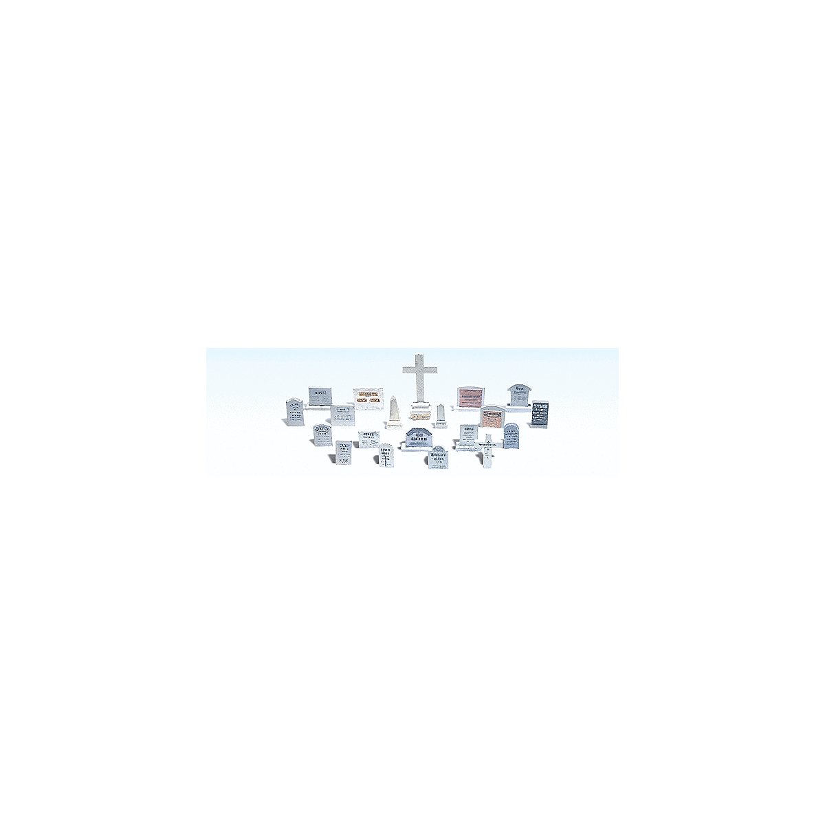 Scenic Accents(R) -- Tombstones pkg(20), HO, Woodland Scenics 1856