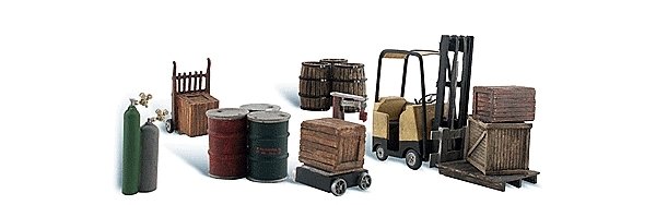 Scenic Accents(R) -- Loading Dock Details, N, Woodland Scenics 2208