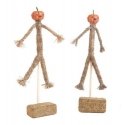 Pumpkin Scarecrows and Hay Bales -- 2 of Each, 3′ 7.6cm Tall, All Scales, JTT Miniature Tree 95723