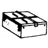 Trackside Details -- Battery Box - Double pkg(2), HO, Alexander Scale 3105