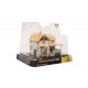 Built-&-Ready(R) Landmark Structures(R) - Assembled -- Corner Porch House - 5-5/8 x 4-5/8′ 14.3 x 11.7cm, HO, Woodland Scenics
