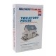 Two-Story House -- Kit - 3 x 7′ 7.7 x 17.7cm, HO, WalthersTrainline 901