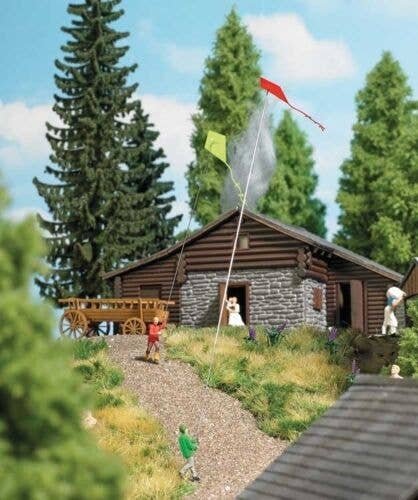 Flying Kites - Action Set -- 2 Figures, 2 Kites, HO, Busch Gmbh & Co Kg 7866