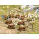 Wooden Outdoor Furniture Set - Kit, HO, Busch Gmbh & Co Kg 1484