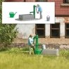Water Pump Scene - Action Set -- Pump/Cistern, Gardner Figure, Watering Can, Bucket, HO, Busch Gmbh & Co Kg 7975