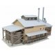 Factory -- Kit - 12 x 5-9/16 x 6-3/8′ 30.5 x 14.1 x 16.2cm, HO, WalthersTrainline 917