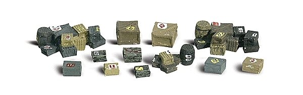Scenic Accents(R) -- Assorted Crates, N, Woodland Scenics 2162