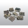 Scenic Details(R) (Unpainted Metal Castings) -- Assorted Skids, HO, Woodland Scenics 204
