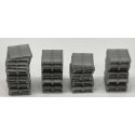 Tall Pallet Stacks -- Undecorated pkg(4), HO, Phoenix Precision Models 31525