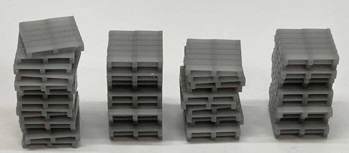 Tall Pallet Stacks -- Undecorated pkg(4), HO, Phoenix Precision Models 31525
