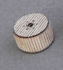Cable Reel pkg(6) - Kit (Laser-Cut Wood) -- Covered - 1/4 x 7/16′ Diameter, Z, GCLaser 51192