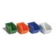 2.75yd 2.5m Cu. Dumpster 4-Pack -- 1 Each: Green, Orange, Blue, White, HO, Busch Gmbh & Co Kg 7753