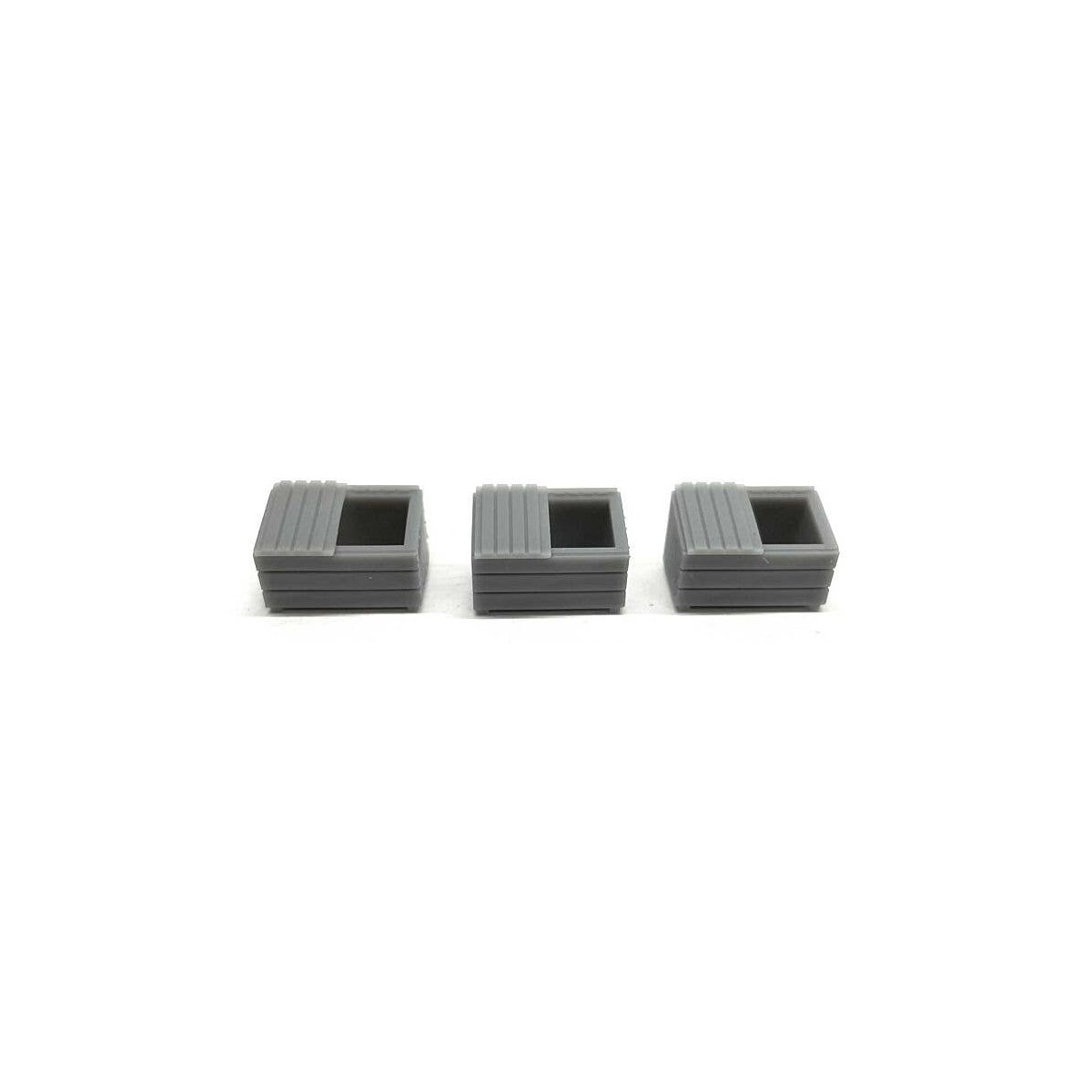 Open Dumpsters - 3-D Printed Kit -- pkg(3), HO, Phoenix Precision Models 31516
