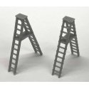 A-Ladders - 3-D Printed Kit -- pkg(2), HO, Phoenix Precision Models 31511